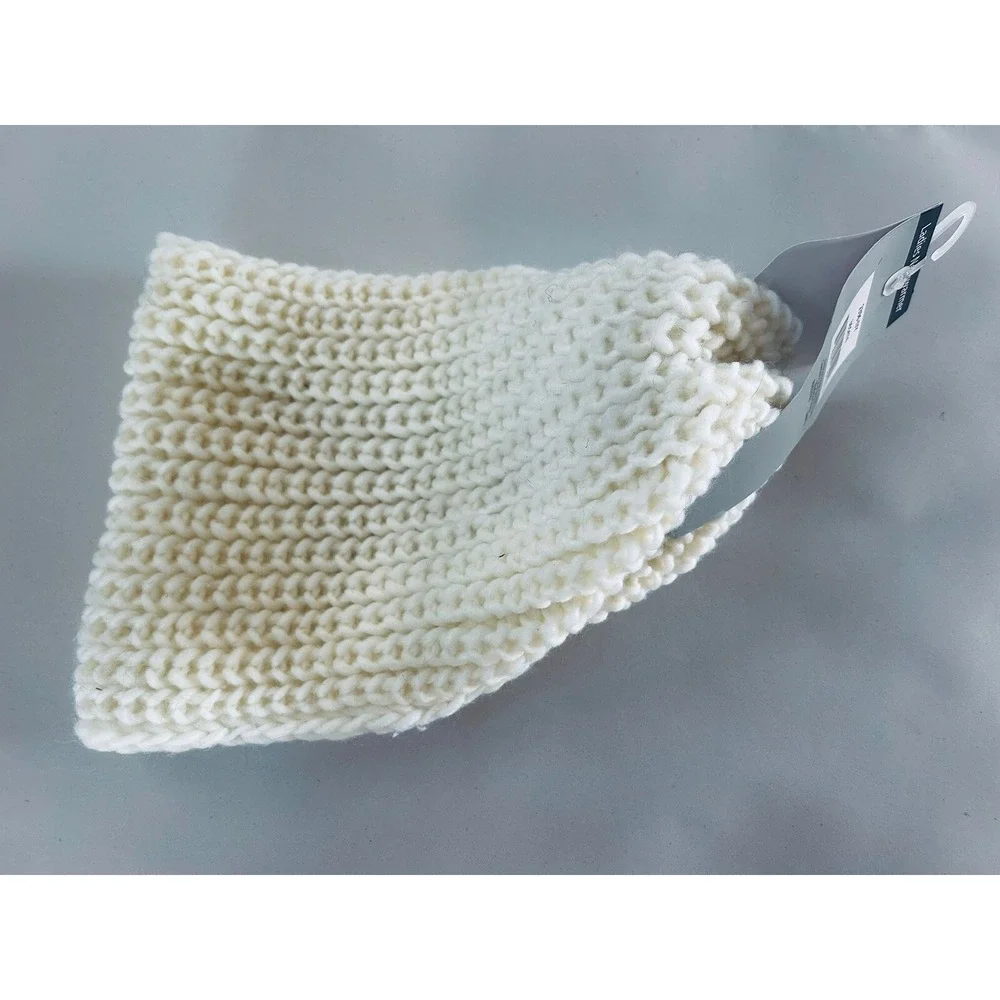Amity Cold‎ Guard Women's Cream Knit Neck & Head Warmer NEW Super Nice BxE